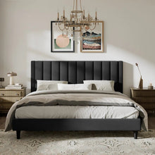 Load image into Gallery viewer, Max Upholstered Bed Without Storage In Suede