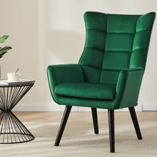 Load image into Gallery viewer, Zoby Wing Chair Premium Suede