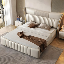 Load image into Gallery viewer, Samsun Upholstered Bed Without Storage In Fabric