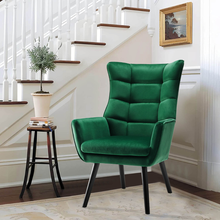 Load image into Gallery viewer, Zoby Wing Chair Premium Suede