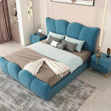 Load image into Gallery viewer, Lucius Upholstered Bed Without Storage In Suede