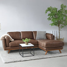 Load image into Gallery viewer, Lumo Sofa |  L Shaped Sectional (7.5 feet) Genuine Leather