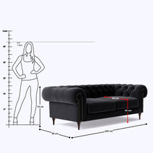 Load image into Gallery viewer, Chesterfield 3 Seater Sofa - 86.6"