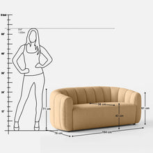 Load image into Gallery viewer, Alba 2 Seater Sofa - 72"