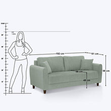 Load image into Gallery viewer, Emmeline 3 Seater Sofa - 75.5"