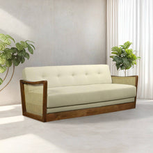 Load image into Gallery viewer, Dalton Rattan 3 Seater Sofa - 77.5"