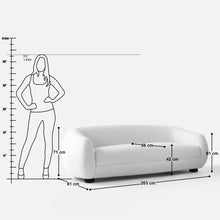 Load image into Gallery viewer, Amor 3 Seater Sofa - 80"