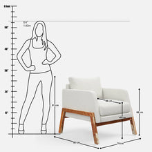 Load image into Gallery viewer, Arte Bouclé Accent Chair