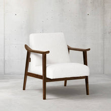 Load image into Gallery viewer, Zen Accent Chair -Walnut Finish on Sheesham Wood
