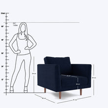 Load image into Gallery viewer, Chris 1 Seater Sofa - 31.8"