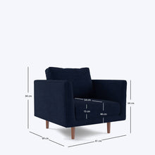 Load image into Gallery viewer, Chris 1 Seater Sofa - 31.8"
