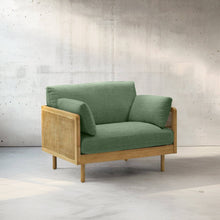 Load image into Gallery viewer, Hughes Rattan 1 Seater Sofa - 44"