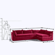 Load image into Gallery viewer, Caprice L Shape Sofa - 117"