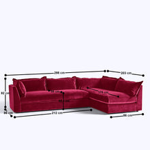 Load image into Gallery viewer, Caprice L Shape Sofa - 117"