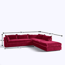 Load image into Gallery viewer, Caprice L Shape Sofa - 117"