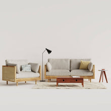 Load image into Gallery viewer, Hughes Rattan 3 Seater Sofa - 78.7"