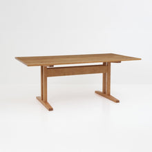 Load image into Gallery viewer, Niva Dining Table (6.5 feet) - Solid Teak/Walnut/Oak Wood
