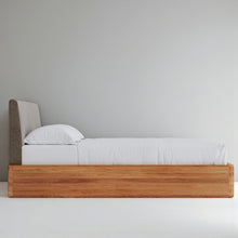 Load image into Gallery viewer, Aari Bed (Built-in Storage) - Solid Teak/Walnut/Oak Wood (King)