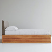 Load image into Gallery viewer, Aari Bed (Built-in Storage) - Solid Teak/Walnut/Oak Wood (Queen)
