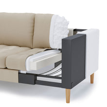 Load image into Gallery viewer, Palo Sofa T (Split Seats) | 2.5 Seater (6 feet) | Tufted