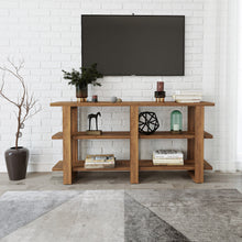 Load image into Gallery viewer, Harmony Console - TV Unit/Low Shelf - Solid Teak Wood
