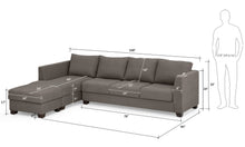 Load image into Gallery viewer, Elton Sectional Sofa 3 Seater