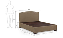 Load image into Gallery viewer, Bianca Fully Upholstered Bed without Storage