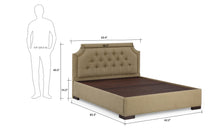 Load image into Gallery viewer, Isadora Fully Upholstered Bed without Storage
