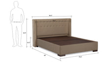 Load image into Gallery viewer, Agastya Fully Upholstered Bed without Storage