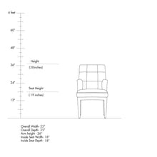 Load image into Gallery viewer, Cecil Arm Dining Chair