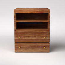 Load image into Gallery viewer, Stava Modular Credenza System | Solid Walnut/Teak/Oak Wood (4x1) | 3 Feet Length
