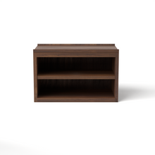 Load image into Gallery viewer, Stava Bedside Table | Solid Walnut/Teak/Oak Wood (Open) | 3 Feet Length
