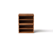Load image into Gallery viewer, Stava Modular Shelving System | Solid Walnut/Teak/Oak Wood (4x1) | 3 Feet Length
