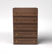 Load image into Gallery viewer, Stava Modular Drawer System | Solid Walnut/Teak/Oak Wood (5x1) | 3 Feet Length
