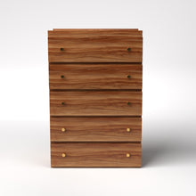 Load image into Gallery viewer, Stava Modular Drawer System | Solid Walnut/Teak/Oak Wood (5x1) | 3 Feet Length
