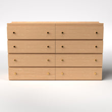 Load image into Gallery viewer, Stava Modular Drawer System | Solid Walnut/Teak/Oak Wood (4x2) | 5.5 Feet Length

