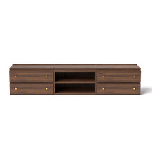 Load image into Gallery viewer, Stava Modular Credenza System | Solid Walnut/Teak/Oak Wood (2x3) | 8 Feet Length
