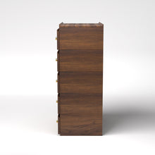 Load image into Gallery viewer, Stava Modular Drawer System | Solid Walnut/Teak/Oak Wood (5x1) | 3 Feet Length
