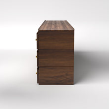 Load image into Gallery viewer, Stava Modular Drawer System | Solid Walnut/Teak/Oak Wood (3x3) | 8 Feet Length
