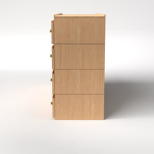 Load image into Gallery viewer, Stava Modular Drawer System | Solid Walnut/Teak/Oak Wood (4x2) | 5.5 Feet Length
