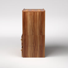Load image into Gallery viewer, Stava Modular Credenza System | Solid Walnut/Teak/Oak Wood (4x1) | 3 Feet Length
