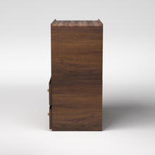 Load image into Gallery viewer, Stava Modular Credenza System | Solid Walnut/Teak/Oak Wood (4x1) | 3 Feet Length
