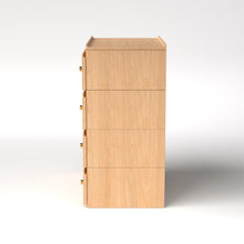 Load image into Gallery viewer, Stava Modular Drawer System | Solid Walnut/Teak/Oak Wood (4x1) | 3 Feet Length
