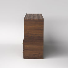 Load image into Gallery viewer, Stava Modular Credenza System | Solid Walnut/Teak/Oak Wood (4x2) | 5.5 Feet Length
