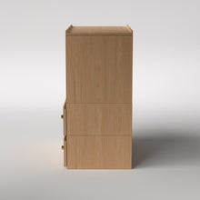 Load image into Gallery viewer, Stava Modular Credenza System | Solid Walnut/Teak/Oak Wood (4x1) | 3 Feet Length
