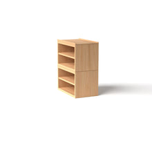 Load image into Gallery viewer, Stava Modular Shelving System | Solid Walnut/Teak/Oak Wood (4x1) | 3 Feet Length
