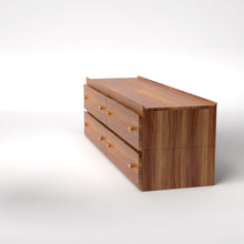 Load image into Gallery viewer, Stava Modular Drawer System | Solid Walnut/Teak/Oak Wood (2x2) | 5.5 Feet Length
