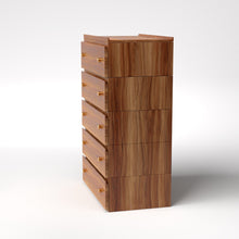 Load image into Gallery viewer, Stava Modular Drawer System | Solid Walnut/Teak/Oak Wood (5x1) | 3 Feet Length
