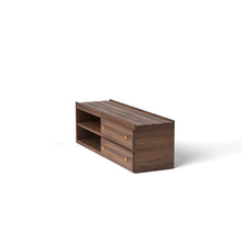 Load image into Gallery viewer, Stava Modular Credenza System | Solid Walnut/Teak/Oak Wood (2x2) | 5.5 Feet Length
