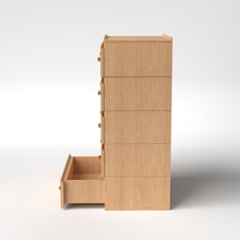 Load image into Gallery viewer, Stava Modular Drawer System | Solid Walnut/Teak/Oak Wood (5x1) | 3 Feet Length
